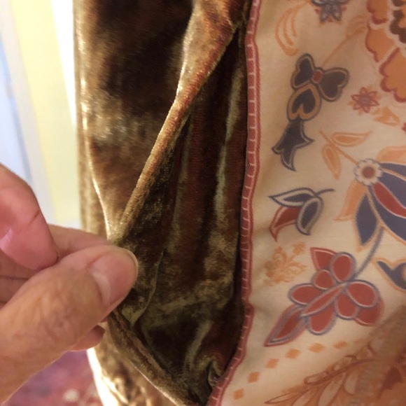 Aratta Velvet Jacket Medium gold- green - Picture 6 of 12